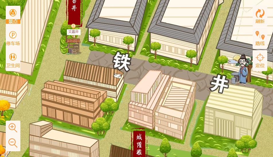 革吉智慧景区：手绘地图与语音导览的完美融合